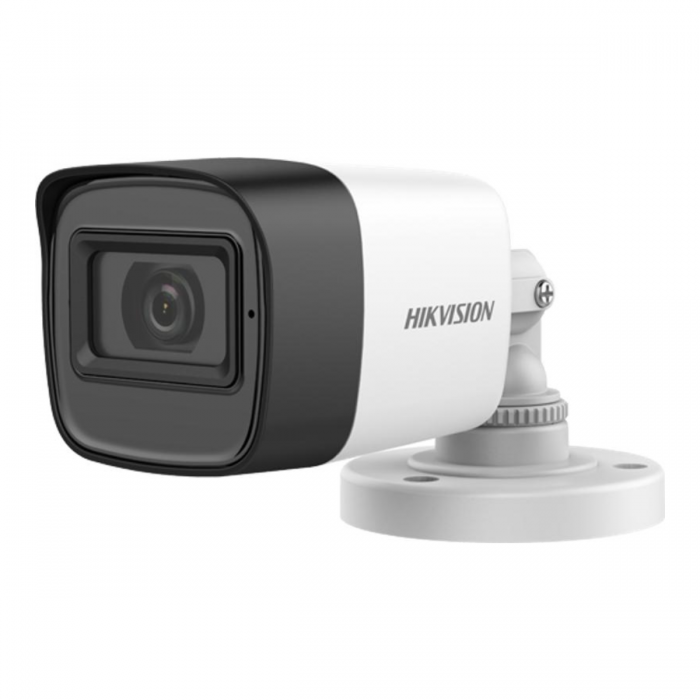 HIKVISION DS-2CE16H0T-ITPFS(2.8) 5MP 25M-IR IP67 FIXED MINI BULLET CAMERA 