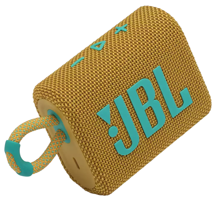 JBL GO3 PORTABLE BLUETOOTH SPEAKER (YELLOW)
