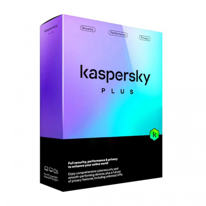 KASPERSKY PLUS 1-YEAR, 1-DEVICE