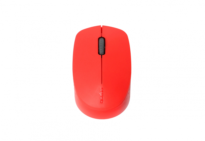 RAPOO M100 SILENT WIRELESS 2.4GHZ OPTICAL MOUSE (RED)