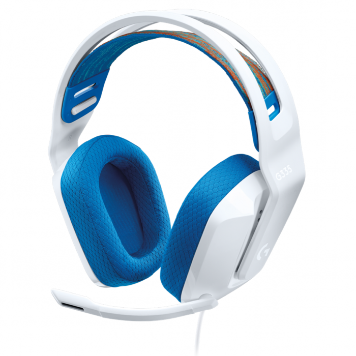LOGITECH G335 WIRED GAMING HEADSET WHITE