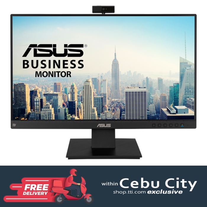ASUS BE24EQK 23.8" FHD LED IPS MONITOR W/ WEBCAM SPKR WLMNT (DB15, HDMI, DP)