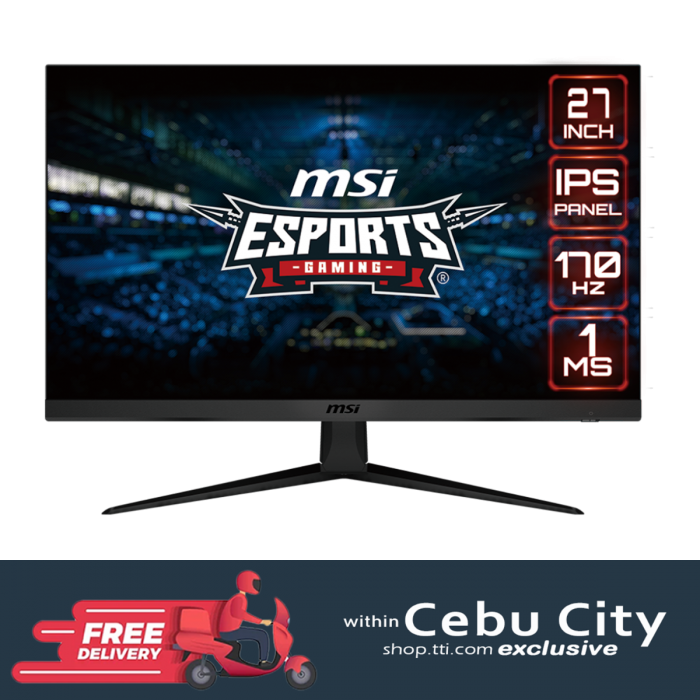 MSI G2712 27" FHD LED IPS GAMING MONITOR 170HZ 1MS WLMNT (HDMI, DP)