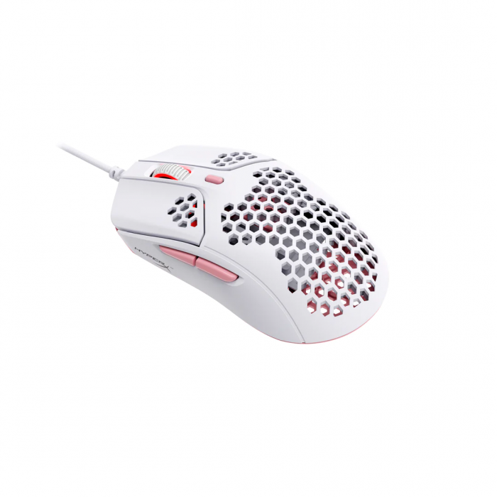 HYPERX PULSEFIRE HASTE RGB GAMING MOUSE (WHITE/PINK)