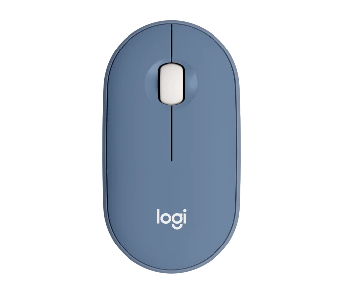 LOGITECH M350 PEBBLE WIRELESS BLUETOOTH MOUSE (BLUEBERRY)