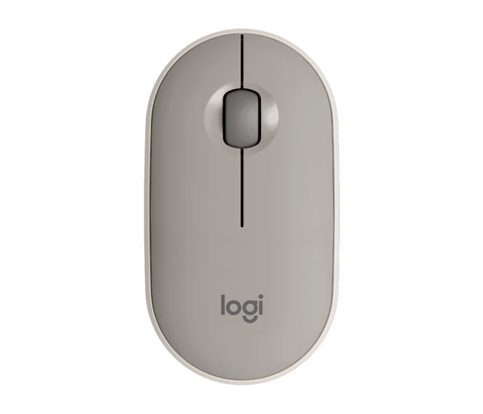 LOGITECH M350 PEBBLE WIRELESS BLUETOOTH MOUSE (SAND)