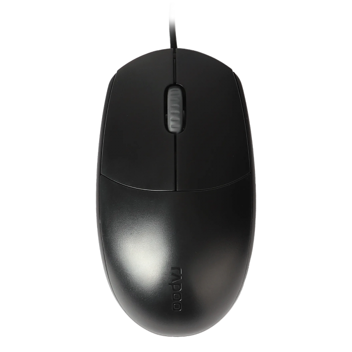 RAPOO N100C USB-C WIRED MOUSE (BLACK)