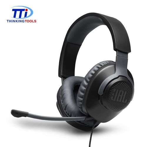 JBL QUANTUM 100 WIRED 3.5MM OVER-EAR GAMING HEADSET (WHITE)