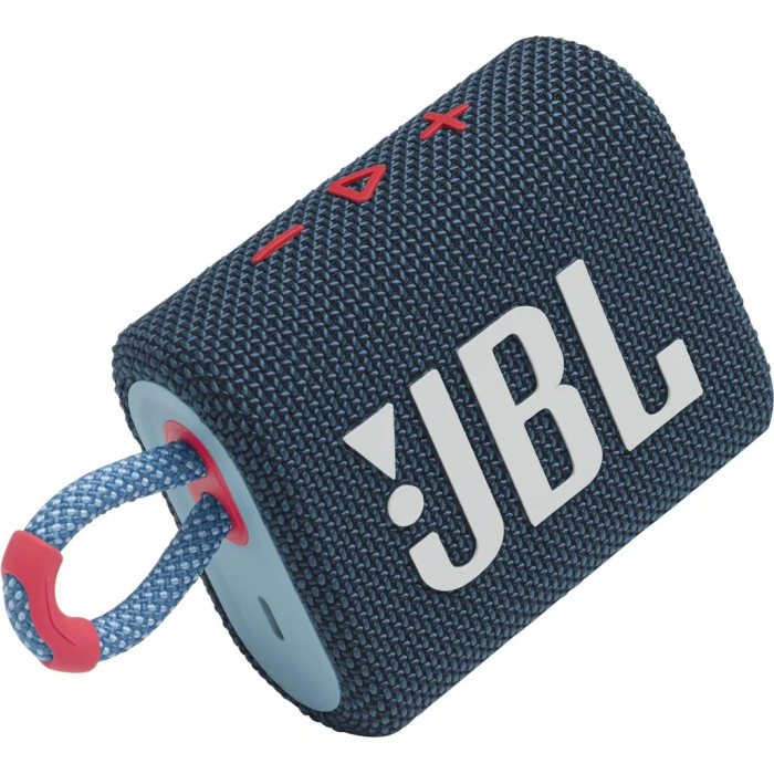 JBL GO3 PORTABLE BLUETOOTH SPEAKER (BLUE PINK)