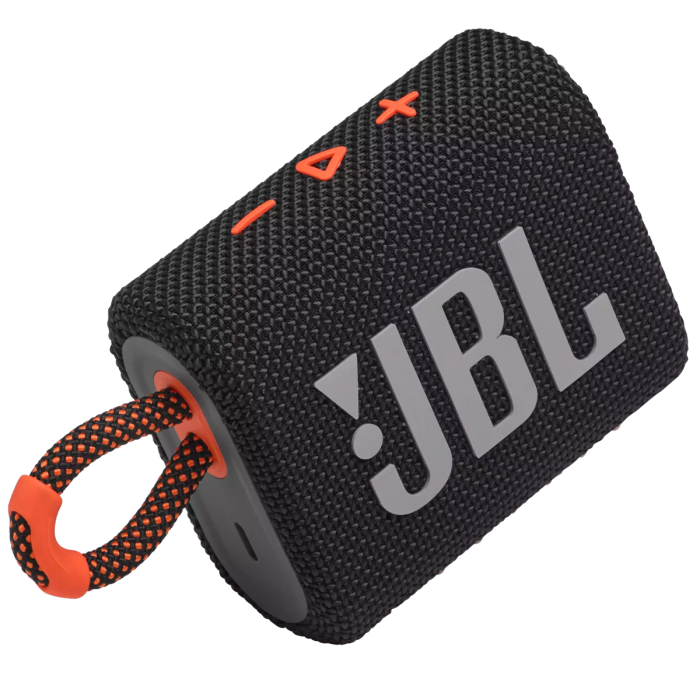 JBL GO3 PORTABLE BLUETOOTH SPEAKER (BLACK ORANGE)