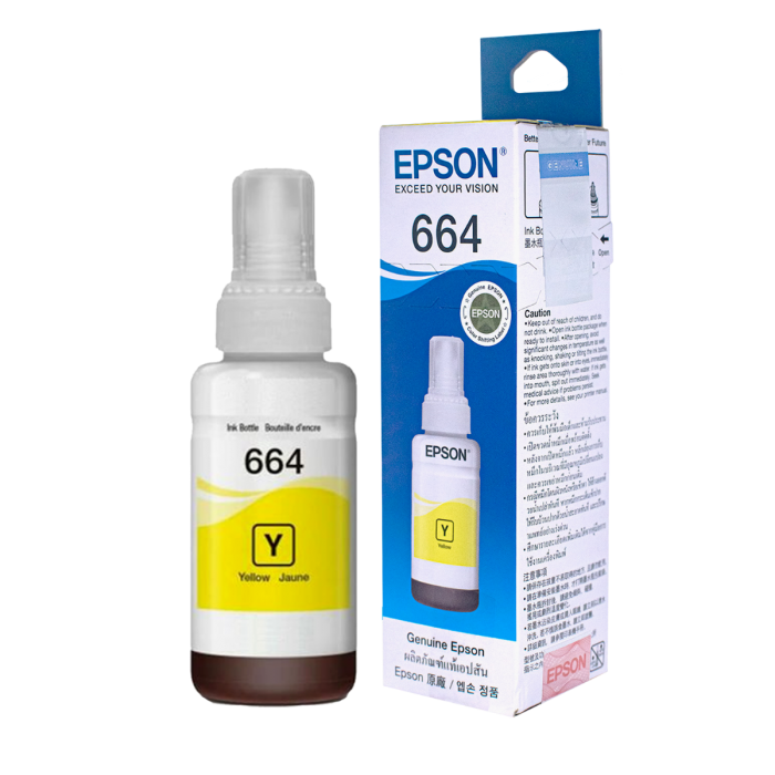 EPSON T6644 YELLOW INK BOTTLE