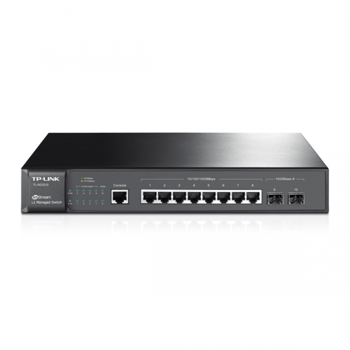 TPLINK SG3210 8PORT GIGABIT L2 MANAGED SWITCH (2 SFP SLOTS)
