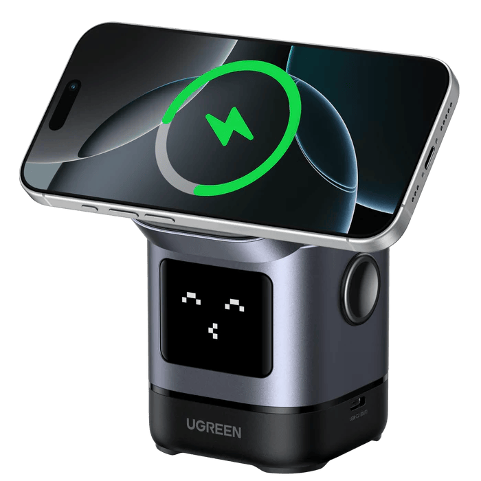 UGREEN UNO 2IN1 MAGNETIC WIRELESS CHARGING (15W PHONE, 5W AIRPODS)