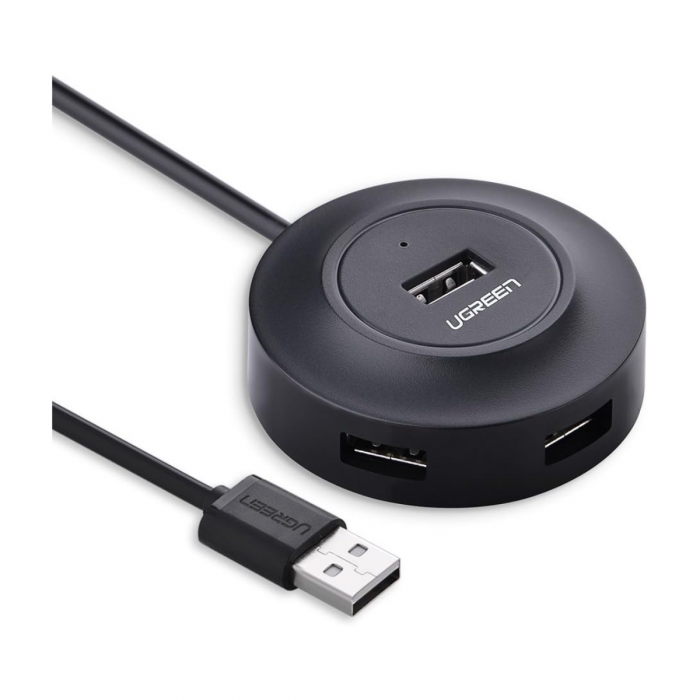 UGREEN 4PORT USB2.0 ROUND HUB (1M)