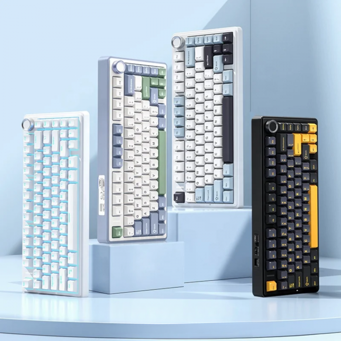 AULA F75 75-KEY GASKET TRI-MODE MECHANICAL KEYBOARD (LINEAR SWITCH/SWAPPBL)
