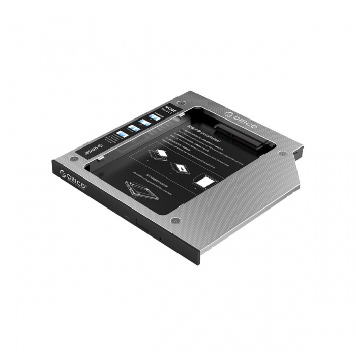 ORICO LAPTOP HARD DRIVE CADDY FOR OPTICAL DRIVE (SILVER)
