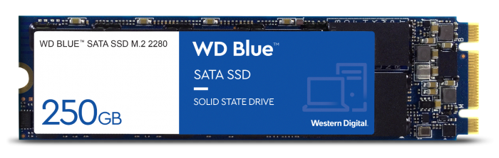 WESTERN DIGITAL 250GB BLUE SN550 NVME SSD (WDS250G2B0C) M.2 PCIE 2280