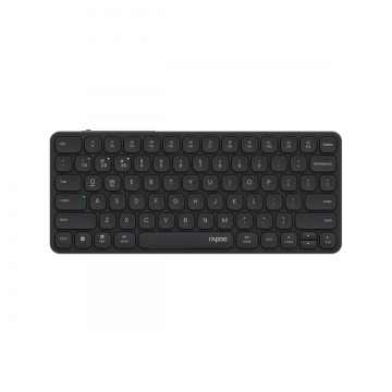 RAPOO E9050L WIRELESS BLUETOOTH RECHARGABLE COMPACT KEYBOARD (DARK GRAY)