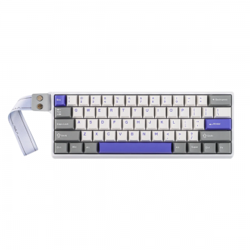 AULA WIN60 MAGNETIC SWITCH RGB MECHANICAL KEYBOARD (WHITE/GRAY/BLUE)