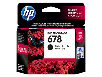 HP CZ107AA (678) BLACK INK CARTRIDGE