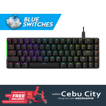 ASUS ROG AZOTH TRI-MODE RGB MECHANICAL GAMING KEYBOARD (BLUE SWITCH)