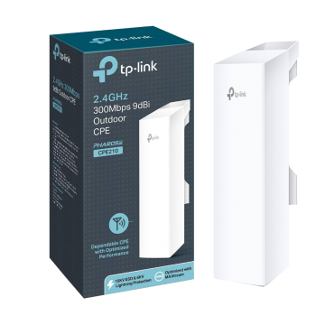 TPLINK CPE210 300MBPS 2.4GHZ 9DBI OUTDOOR CPE