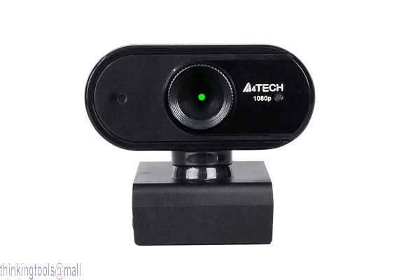 HD 1080p Webcam with Omnidirectional Mic and Built-in Speakers