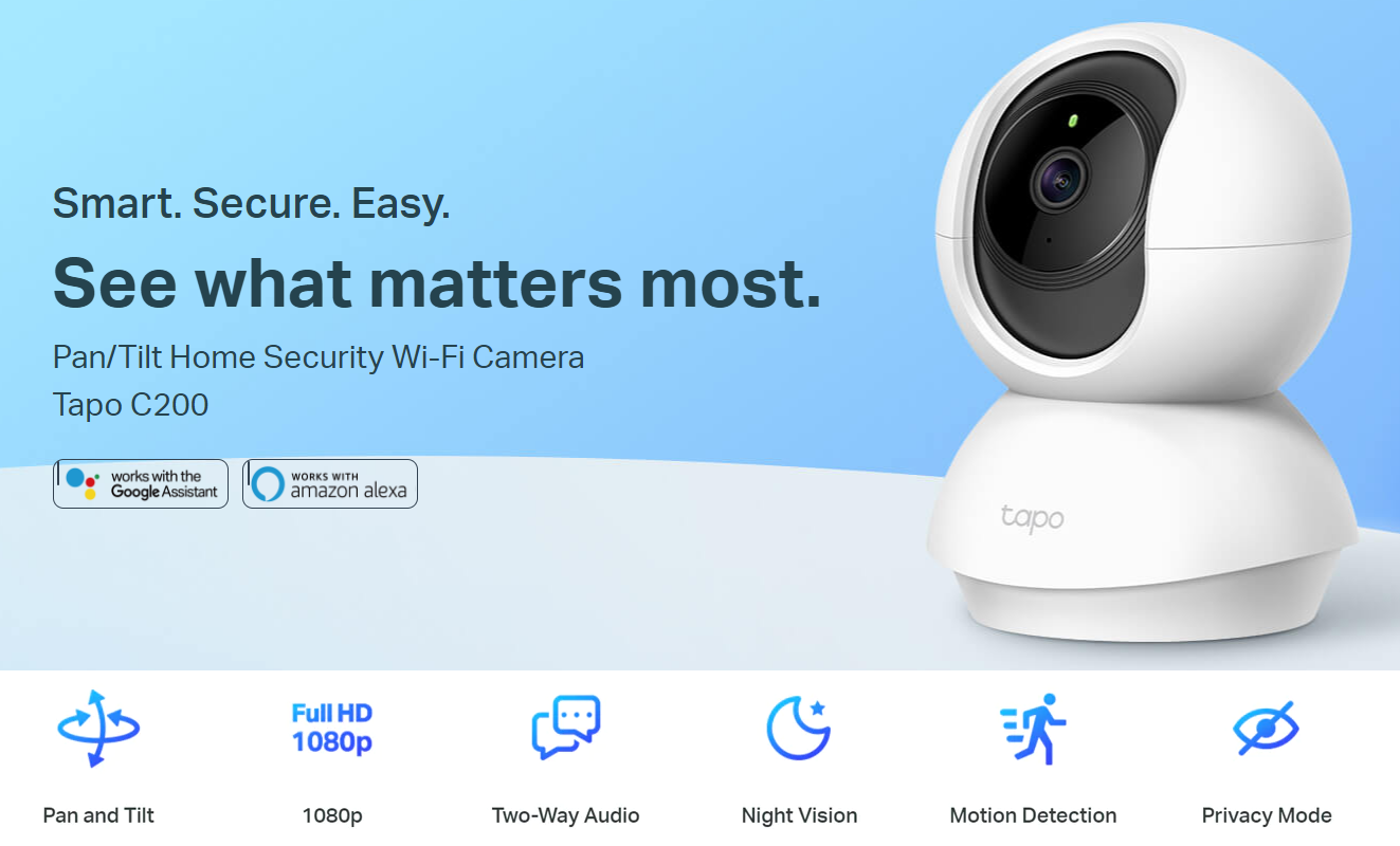 Thinking Tools, Inc - Official Online Store | TPLINK TAPO C200 PAN/TILT  HOME SECURITY CAMERA W/ NIGHT VISION | thinkingtools@mall | Shop Now  Save  More! | Cebu, Philippines